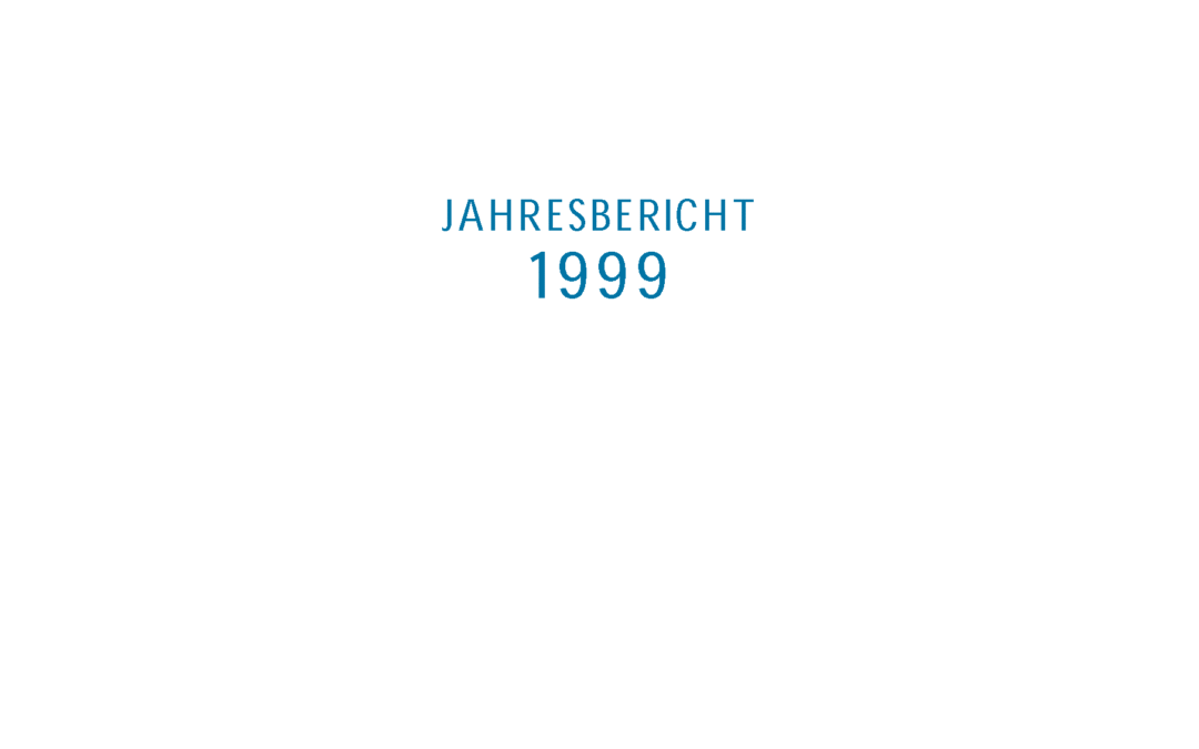 Jahresbericht 1999-2000