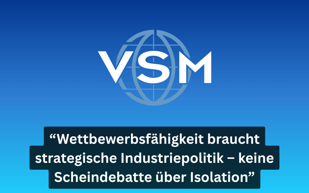 VSM-Statement zur „Buy European“-Initiative
